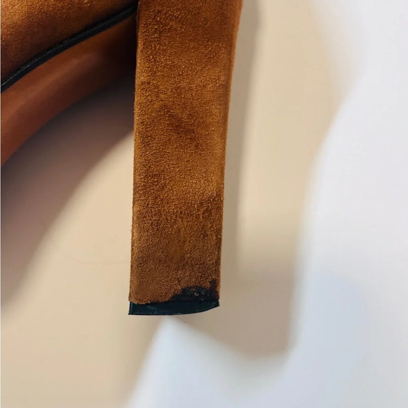 Vintage 1990s Todd Oldham Tall High Heel Suede Boots - Picture 8 of 15